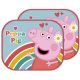 Peppa malac Rainbow napellenző ablakra 2 db-os 