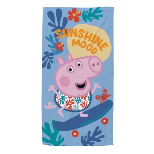 Peppa malac Skateboard fürdőlepedő, strand törölköző 70x140cm (Fast Dry) 