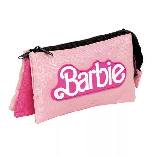 Barbie Pink 3 rekeszes tolltartó 21 cm