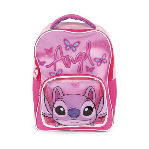 Disney Lilo és Stitch, A csillagkutya Pink Angel hátizsák, táska 30 cm 