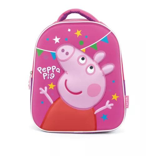 Peppa malac Party 3D hátizsák, táska 32 cm 