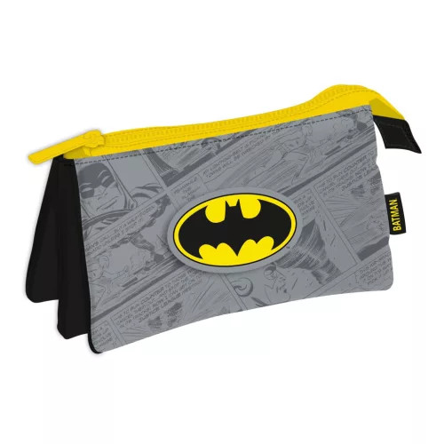 Batman Grey 3 rekeszes tolltartó 21 cm