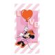 Disney Minnie Love fürdőlepedő, strand törölköző 70x140cm 