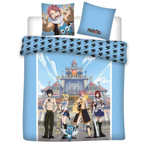 Fairy Tail dupla, kétszemélyes ágyneműhuzat 240×220cm, 63x63 cm Microfibre 