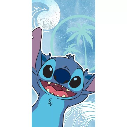 Disney Lilo és Stitch, A csillagkutya Wave  fürdőlepedő, strand törölköző 70x140cm 