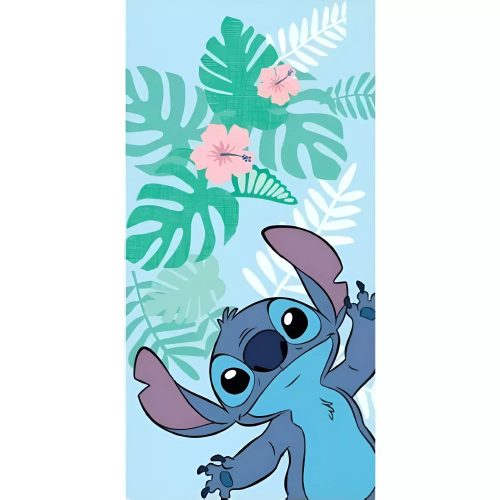 Disney Lilo és Stitch, A csillagkutya  fürdőlepedő, strand törölköző 70x140cm (Fast Dry)