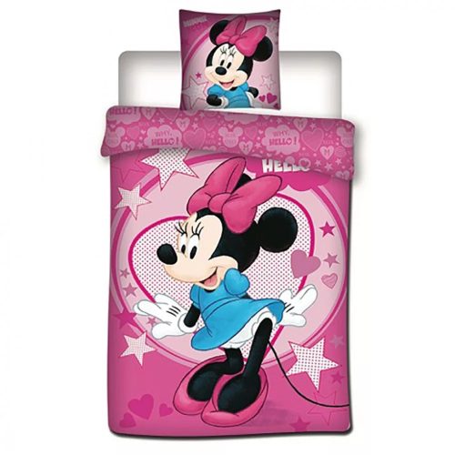 Disney Minnie ágyneműhuzat 140×200cm, 63×63 cm microfibre