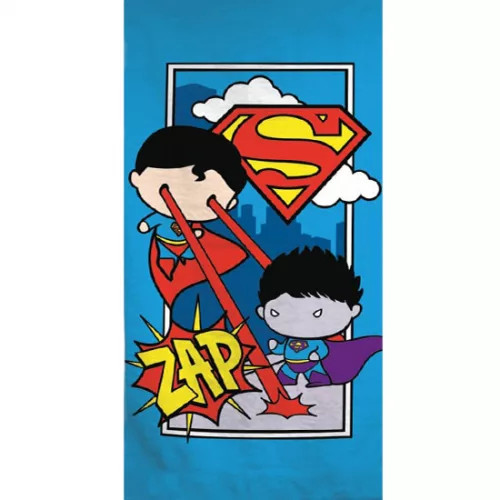 Superman Laser fürdőlepedő, strand törölköző 70x140cm 