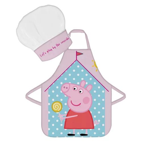 Peppa malac Seaside gyerek kötény 2 darabos szett 