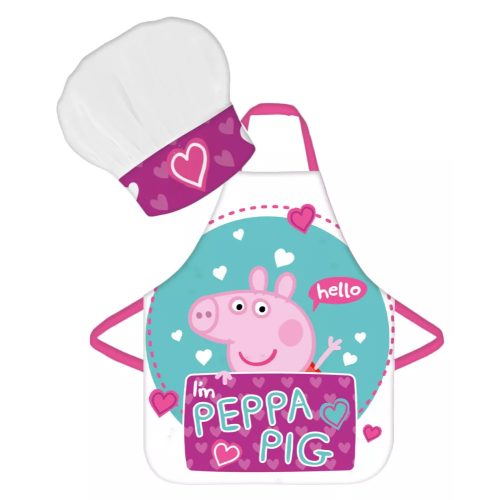 Peppa malac Hello gyerek kötény 2 darabos szett