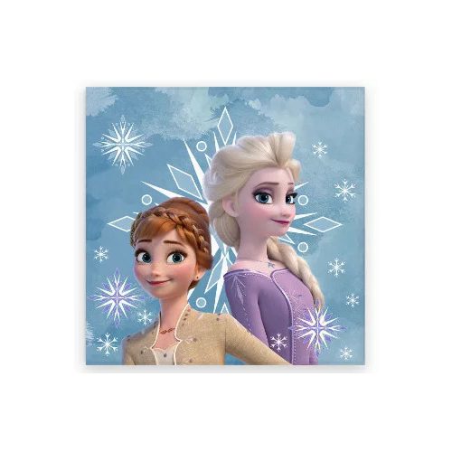 Disney Jégvarázs Snowflake kéztörlő, arctörlő, törölköző 30x30cm 