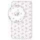 Disney Marie cica Pink Dots gumis lepedő 90x200 cm