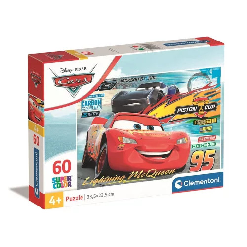 Disney Verdák Piston Cup 60 db-os puzzle Clementoni 