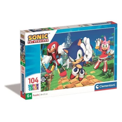 Sonic a sündisznó 104 db-os puzzle Clementoni 