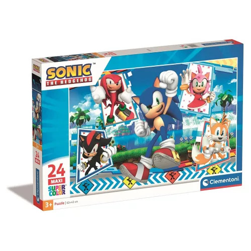 Sonic a sündisznó Green Hill 24 db-os maxi puzzle Clementoni 