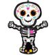 Halloween Day of the Dead fólia lufi 86 cm