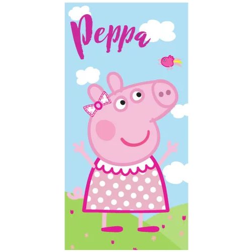 Peppa malac Meadow fürdőlepedő, strand törölköző 70x140cm (Fast Dry) 