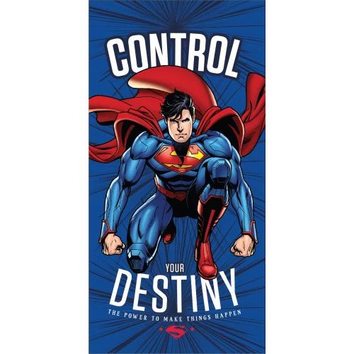 Superman Control fürdőlepedő, strand törölköző 70x140cm (Fast Dry) 