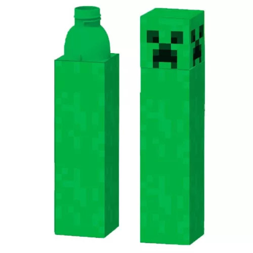 Minecraft Creeper műanyag kulacs, sportpalack 650 ml 