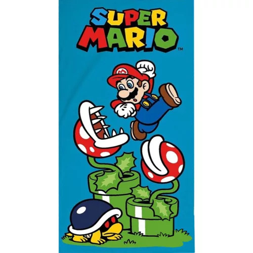 Super Mario fürdőlepedő, strand törölköző 70x140cm 