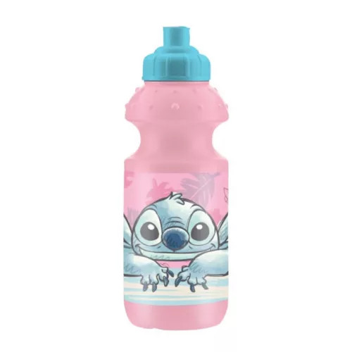 Disney Lilo és Stitch, A csillagkutya Cheeky műanyag kulacs, sportpalack 350 ml 