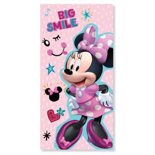 Disney Minnie Smile fürdőlepedő, strand törölköző 70x137 cm (Fast Dry)