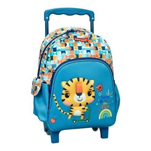  Fisher-Price Animals Tiger gurulós ovis hátizsák, táska 30 cm 