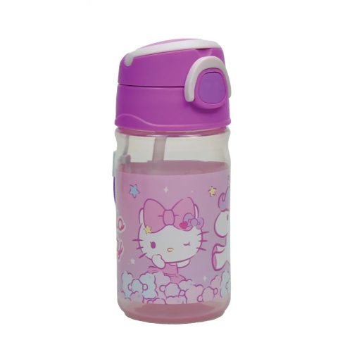 Hello Kitty műanyag kulacs akasztóval 350 ml 