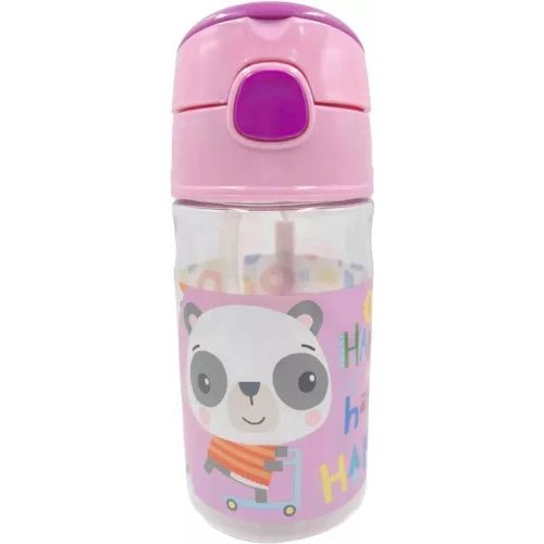 Fisher-Price Animals Panda műanyag kulacs akasztóval 350 ml