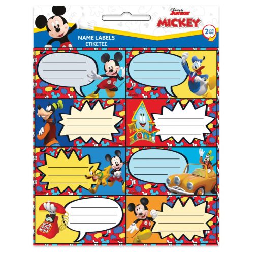 Disney Mickey füzetcímke 16 db-os