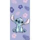 Disney Lilo és Stitch Purple, A csillagkutya fürdőlepedő, strand törölköző 70*140cm