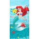 Disney Hercegnők, Ariel Friends fürdőlepedő, strand törölköző 70*140cm