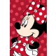 Disney Minnie Red mikroflanel takaró 100x150cm 