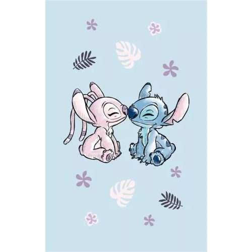  Disney Lilo és Stitch, a csillagkutya Light blue kéztörlő, arctörlő, törölköző 30x50cm