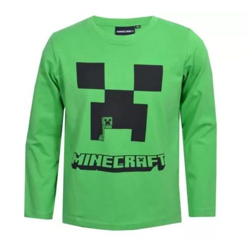 Minecraft gyerek hosszú ujjú póló, felső 6-12 év