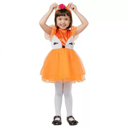 Róka Orange jelmez 92/104 cm 