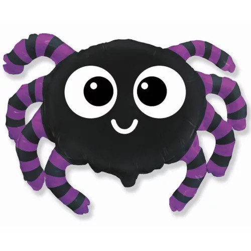 Halloween Pók Purple fólia lufi 79 cm (WP) 