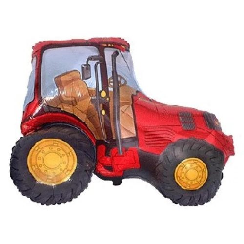 Tractor Red, Traktor fólia lufi 61 cm