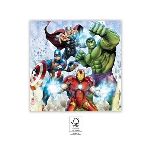 Bosszúállók Infinity Stones szalvéta 20 db-os 33x33 cm FSC