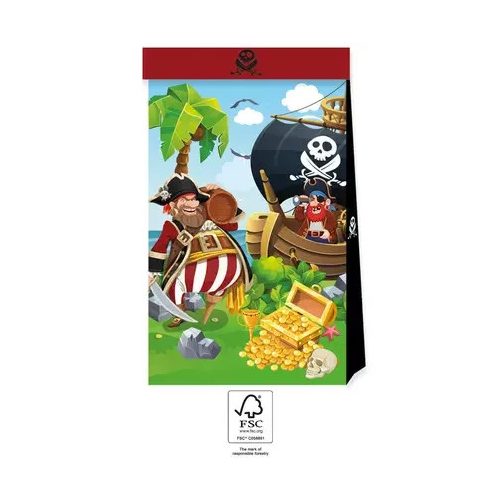 Island Pirates, Kalóz papírzacskó 4 db-os FSC