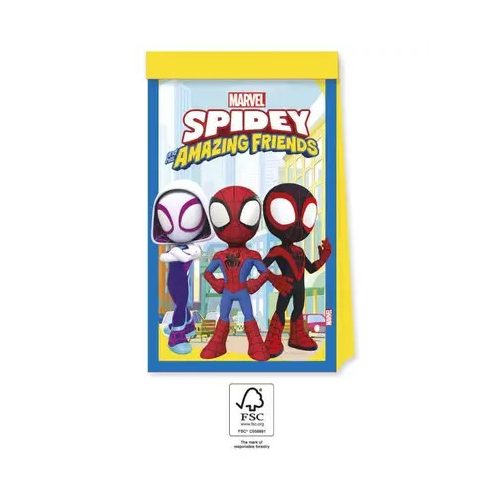 Spidey, Pókember papírzacskó 4 db-os FSC