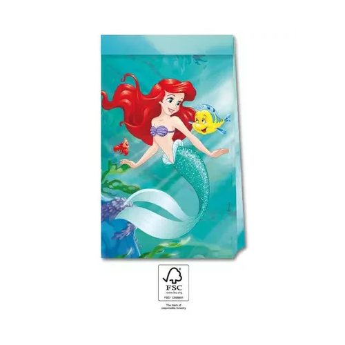 Ariel Curious, Disney Hercegnők, Ariel papírzacskó 4 db-os FSC