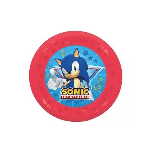 Sonic a sündisznó Sega micro prémium műanyag tányér 21 cm 