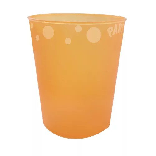 Orange, Narancssárga pohár, műanyag 250 ml 