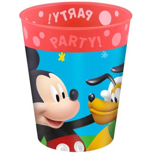 Disney Mickey Rock the House micro prémium műanyag pohár szett 4 db-os 250 ml