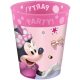 Disney Minnie Junior micro prémium műanyag pohár szett 4 db-os 250 ml 