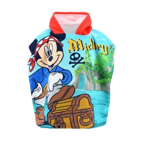 Disney Mickey Pirate strand törölköző poncsó 55x110 cm (Fast Dry)