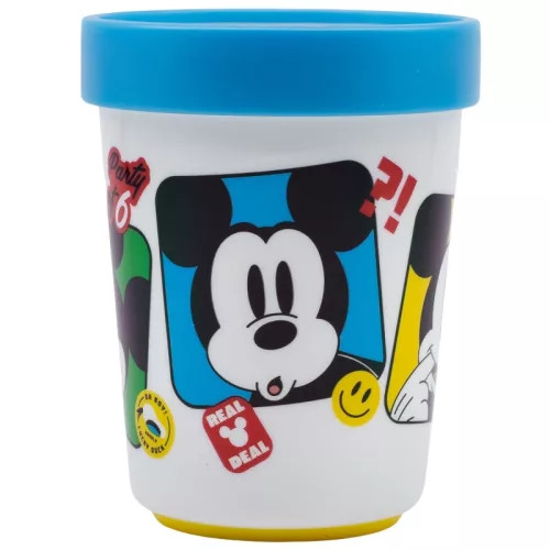 Disney Mickey Fun-Tastic csúszásmentes micro műanyag pohár 260 ml