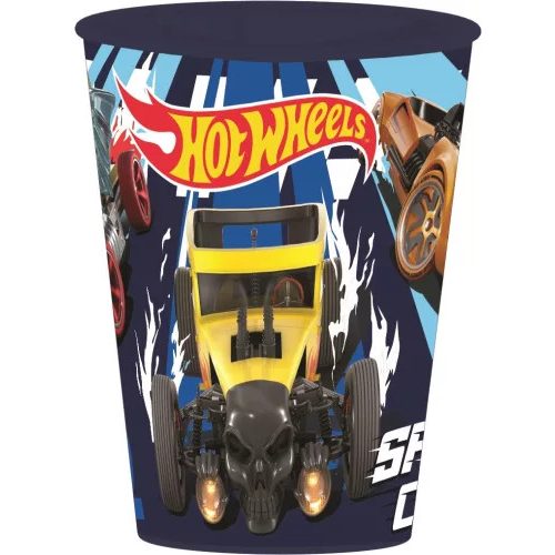 Hot Wheels Blue Fire műanyag pohár 260 ml